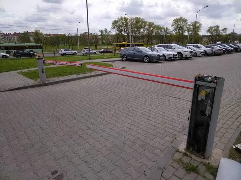 Замена стрелы шлагбаума